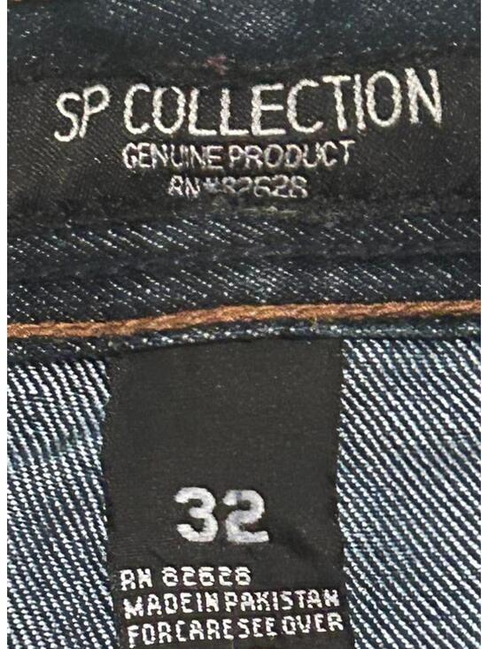 SP Collection Dark Wash Denim Jeans - Straight Leg - Picture 7 of 7